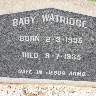 WATRIDGE 1935-1935