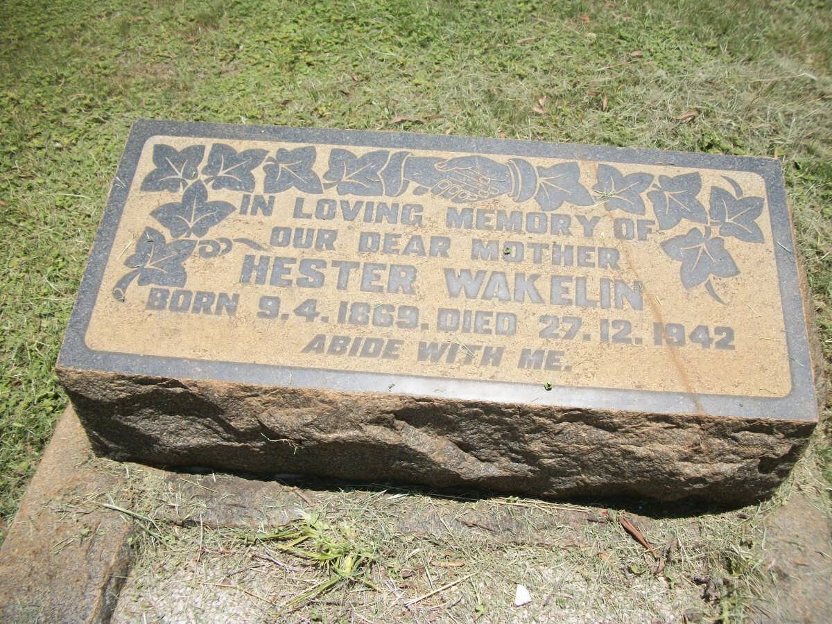 WAKELIN Hester 1869-1942