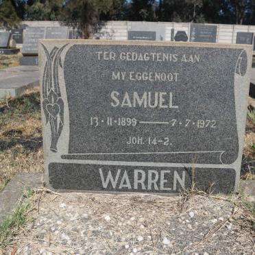 WARREN Samuel 1899-1972