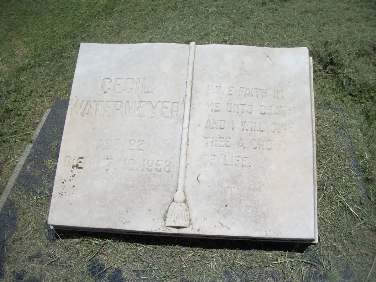 WATERMEYER Cecil 1897-1946 :: WATERMEYER Cecil 1924-1924 :: WATERMEYER Cecil - 1958 _2