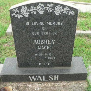 WALSH Aubrey 1911-1987