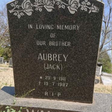 WALSH Aubrey 1911-1987