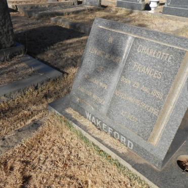 WAKEFORD Charlotte Frances 1898-1956