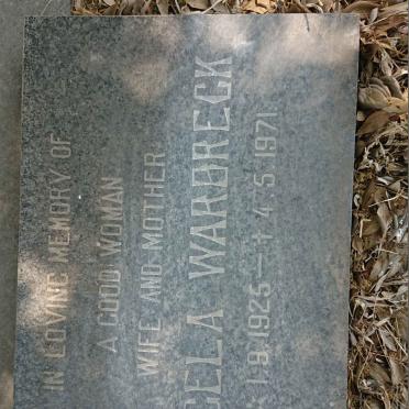 WARBRECK Angela 1925-1971