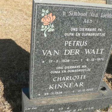 WALT Petrus, van der 1928-1975 &amp; Charlotte KINNEAR 1928-2002