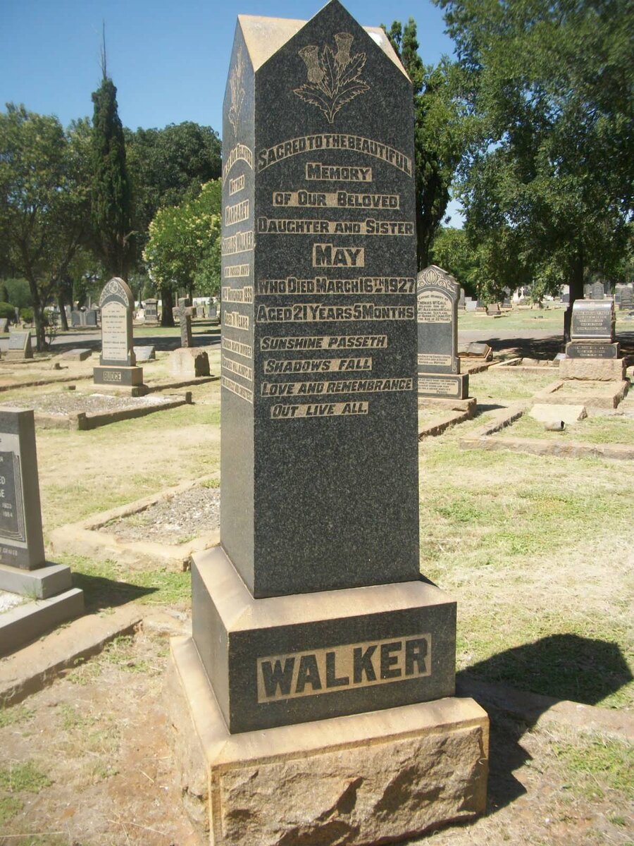 WALKER Margaret Shields -1939 :: WALKER May -1927
