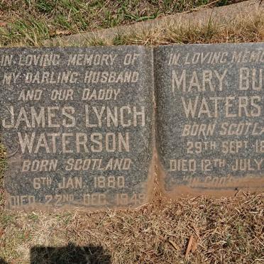 WATERSON James Lynch 1880-1949 &amp; Mary Burns 1895-1956