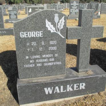 WALKER George 1920-2000