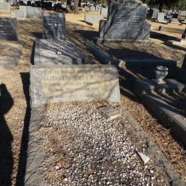 WATSON Elizabeth Mary -1956