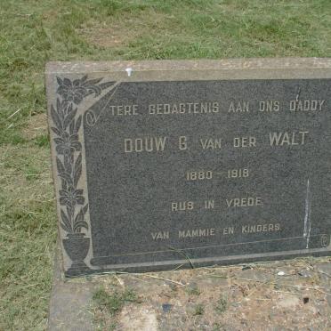 WALT Douw G., van der 1880-1918
