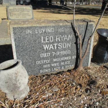WATSON Leo Ryan -1960