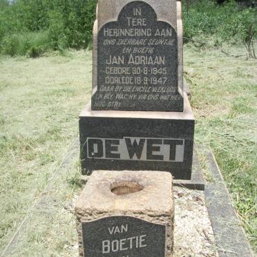 WET Jan Adriaan, de 1945-1947