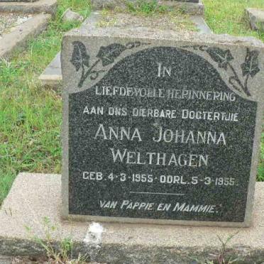 WELTHAGEN Anna Johanna 1955-1955