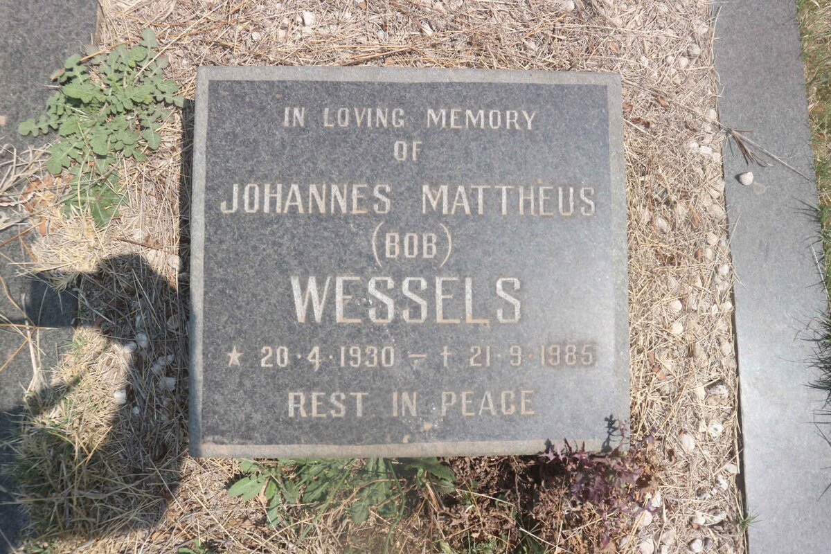 WESSELS Johannes Mattheus 1930-1985