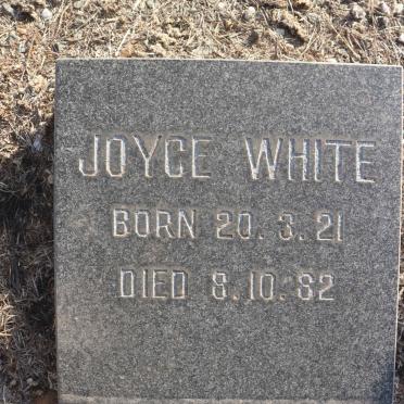 WHITE Joyce 1921-1982