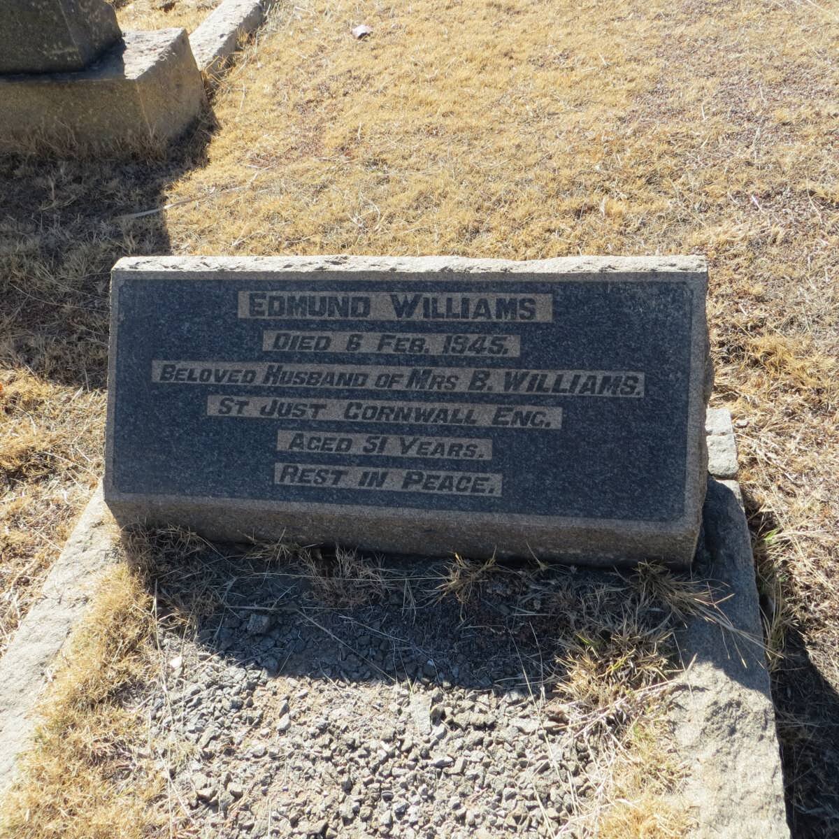 WILLIAMS Edmund -1945