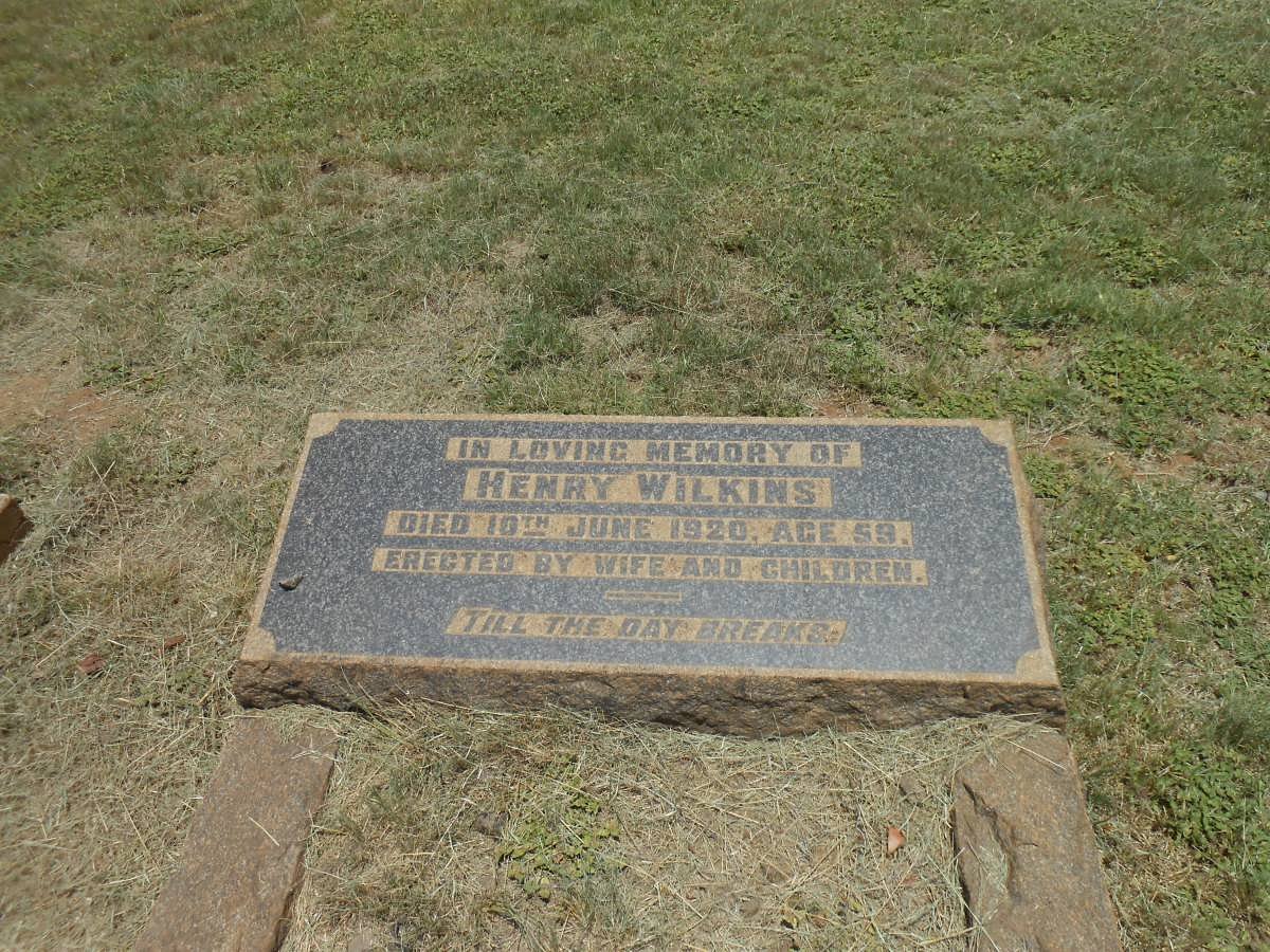 WILKINS Henry -1920