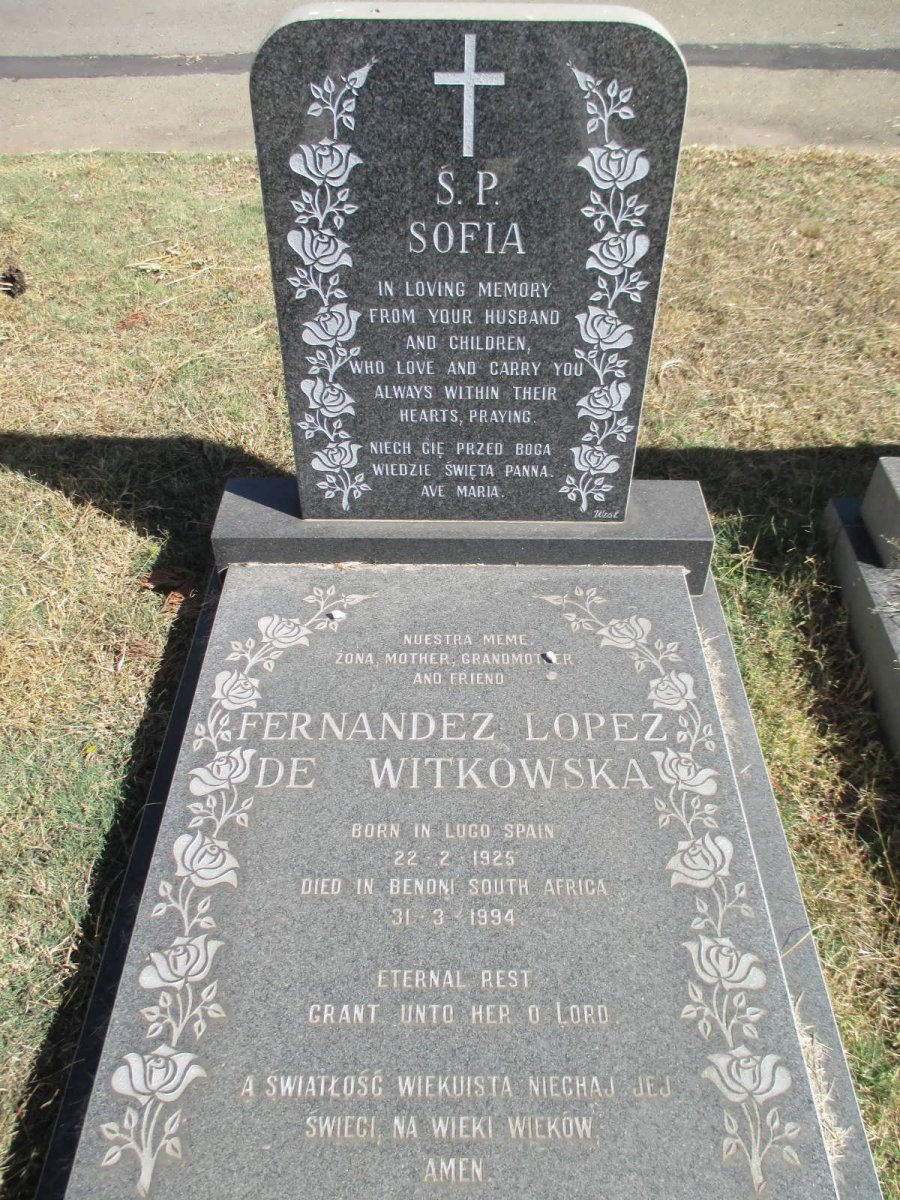 WITKOWSKA Fernandez Lopez, de 1925-1994