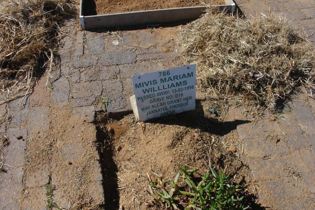 WILLIAMS Mivis Mariam -1998