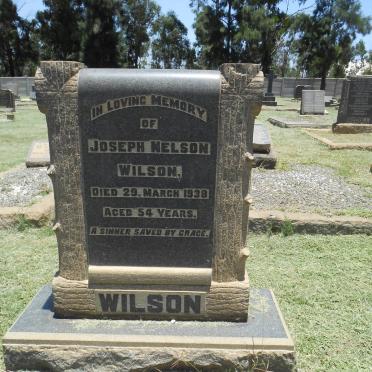 WILSON Joseph Nelson -1938