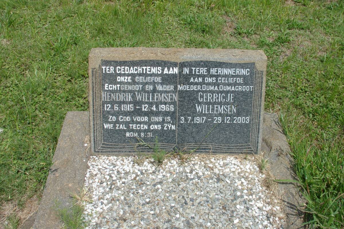 WILLEMSEN Hendrik 1915-1966 &amp; Gerrig J.E. 1917-2003