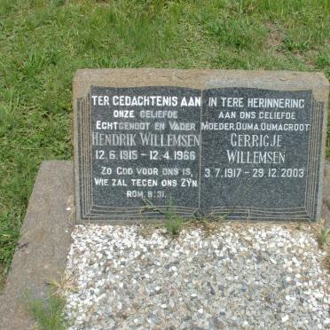 WILLEMSEN Hendrik 1915-1966 &amp; Gerrig J.E. 1917-2003