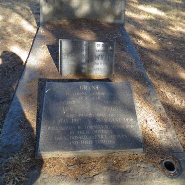 WYLIE Florence -1961  :: GRANT Les -1987 &amp; Peggy -1996