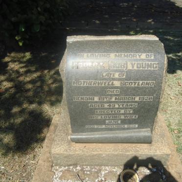 YOUNG Robert -1928 &amp; Jane -1954