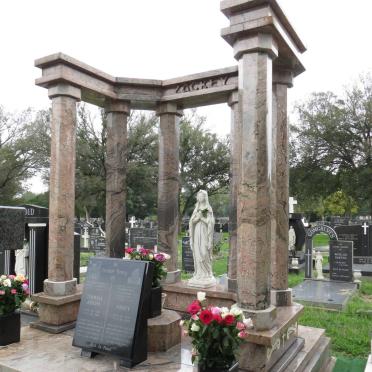 ZACKEY Thomas Joseph 1919-1985 &amp; Nancy 1916-2009