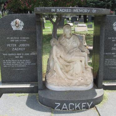 ZACKEY Peter Joseph -1958 &amp; Amy -1972