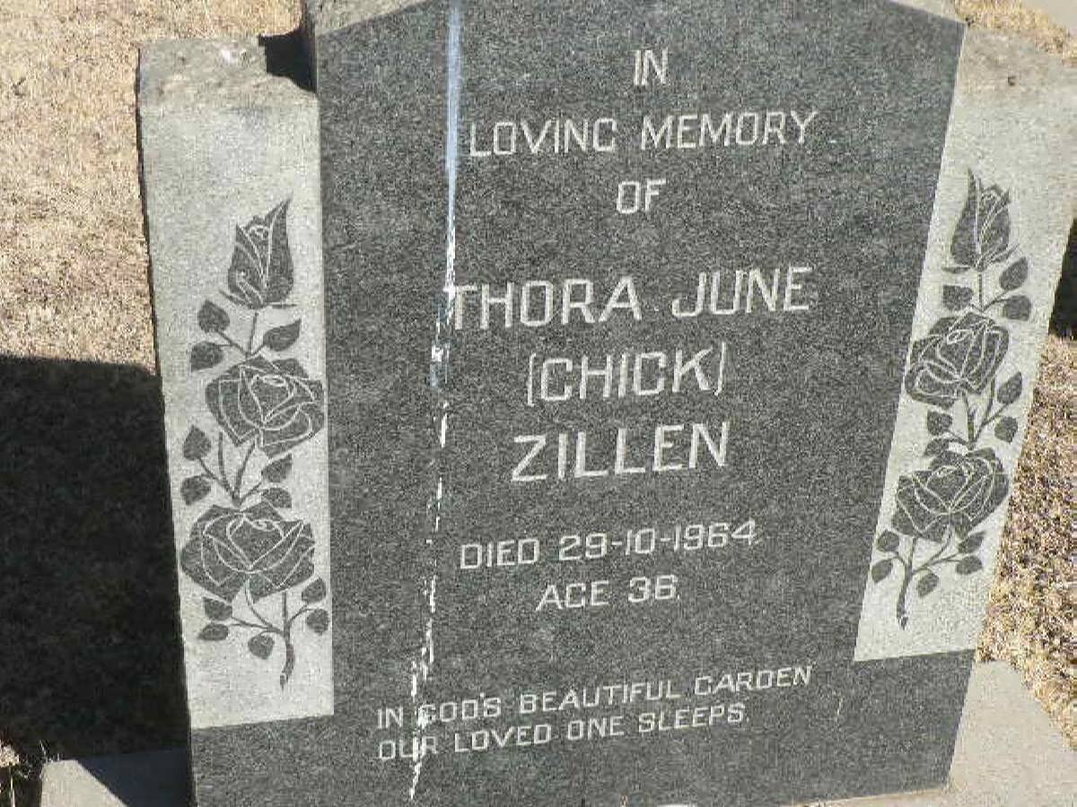 ZILLEN Thora June -1964