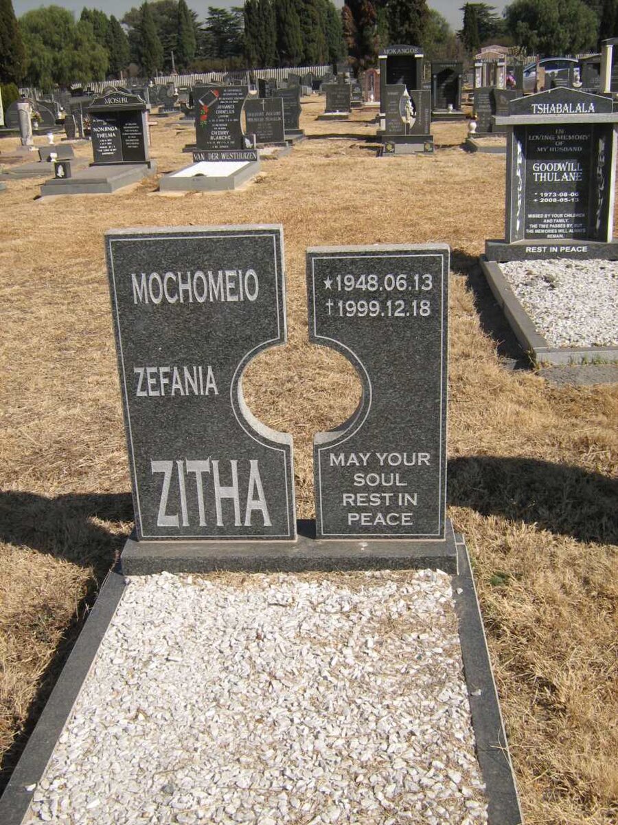 ZITHA Mochomeio Zefania 1948-1999
