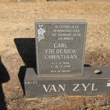 ZYL Carl Frederick Christiaan, van 1942-1995