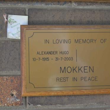 MOKKEN Alexander Hugo 1915-2003