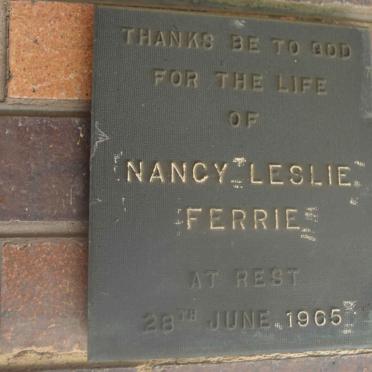 FERRIE Nancy Leslie -1965