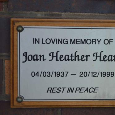 HEARD Joan Heather 1937-1999