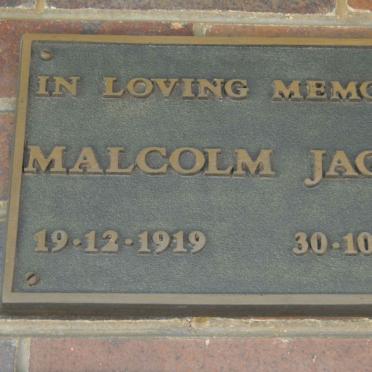 JAGOE Malcolm 1919-1999