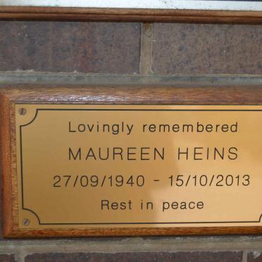 HEINS Maureen 1940-2013