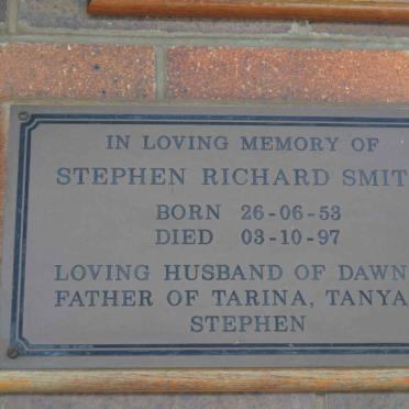 SMITH Stephen Richard 1953-1997