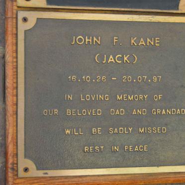 KANE John F. 1926-1997