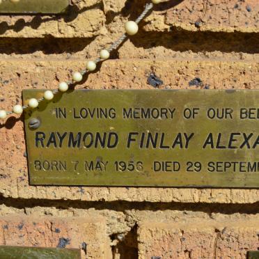 ALEXANDER Raymond Finlay 1956-2003