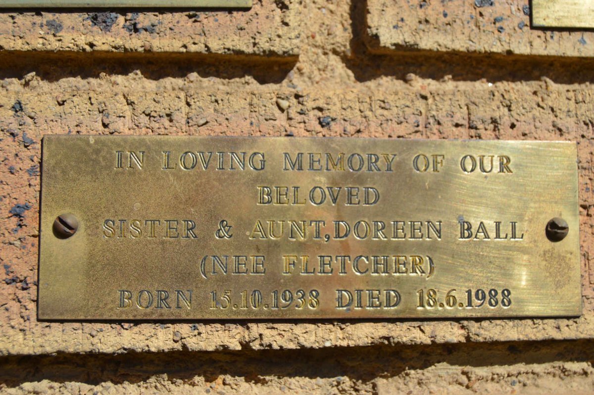 BALL Doreen nee FLETCHER 1938-1988