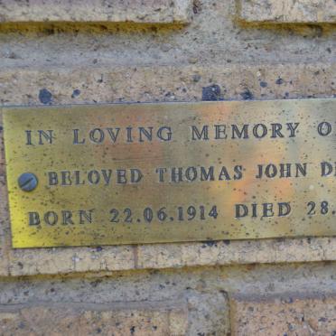 DRIVER Thomas John 1914-1999