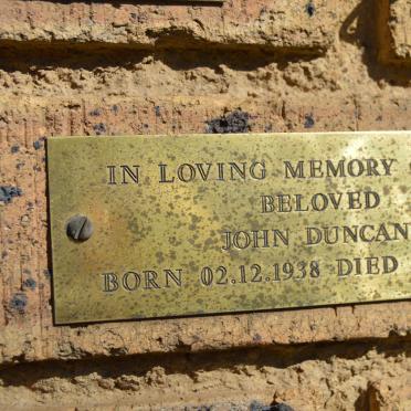 DUNCAN John 1938-1995