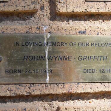 GRIFFITH Robin, WYNNE 1929-1980