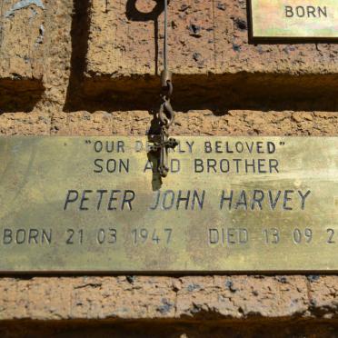 HARVEY Peter John 1947-2002