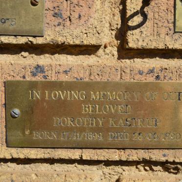 KASTRUP Dorothy 1899-1990