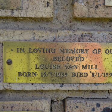 MILL Louise, van 1939-1995