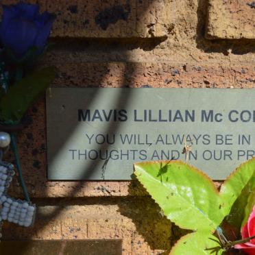 McCONELL Mavis Lillian