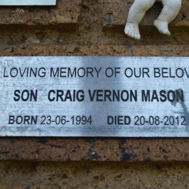 MASON Craig Vernon 1994-2012